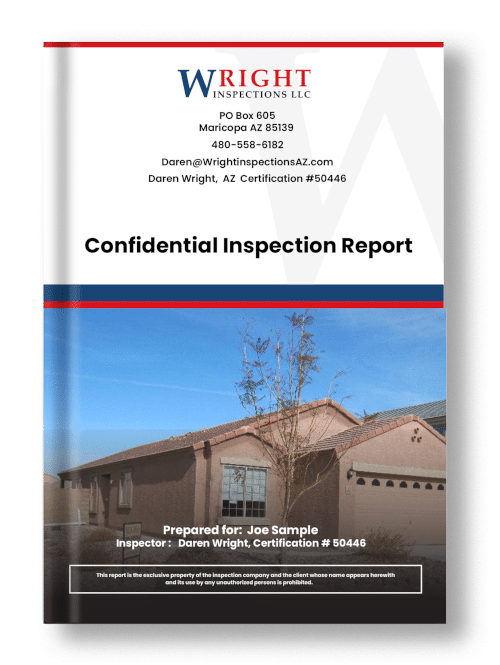 Newer home sample home inspection report cover