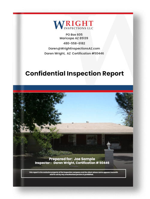 Older home sample home inspection report cover